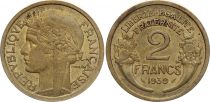 France 2 Francs Laureate head - 1939