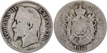 France 2 Francs Napoleon III - 1867 A Paris