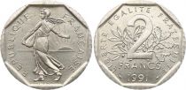 France 2 Francs Seed sower - 1991