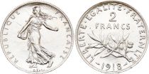 France 2 Francs Semeuse  - 1918