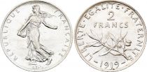 France 2 Francs Semeuse  - 1919