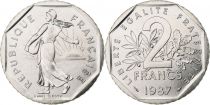 France 2 Francs Sower - 1987 UNC