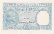 France 2 Proof of 20 Francs Bayard unifaces - without watermark