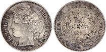 France 20 Centimes Cérès - 1850 A Paris Argent