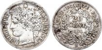 France 20 Centimes Cérès - 1850 A Paris Argent