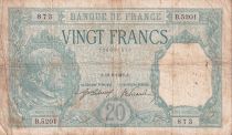 France 20 Francs - Bayard - 09-08-1918 - Serial B.5201