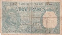 France 20 Francs - Bayard - 25-10-1918 - Serial Z.4487