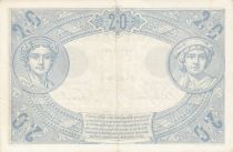 France 20 Francs - Blue - 06-04-1906 - Serial O.325