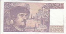 France 20 Francs - Debussy  - 1982 - Serial R.009