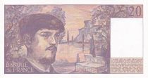 France 20 Francs - Debussy  - 1985 - Serial G.016