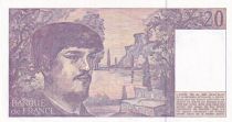 France 20 Francs - Debussy  - 1992 - Serial R.037