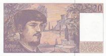 France 20 Francs - Debussy  - 1993 - Serial N.039