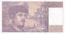 France 20 Francs - Debussy  - 1993 - Serial P.042