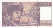 France 20 Francs - Debussy  - 1993 - Serial W.040