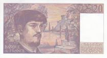 France 20 Francs - Debussy - 1988 - Serial M.023