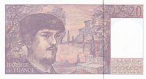 France 20 Francs - Debussy - 1990 - Serial H.027