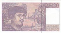 France 20 Francs - Debussy - 1990 - Serial L.028