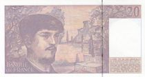 France 20 Francs - Debussy - 1991 - Serial W.032