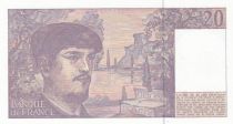 France 20 Francs - Debussy - 1992 - Serial A.035