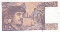 France 20 Francs - Debussy - 1993 - Serial S.040