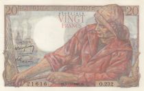 France 20 Francs - Fisherman - 03-11-1949 - Série O.232