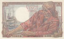 France 20 Francs - Fisherman - 03-11-1949 - Série U.229