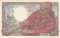 France 20 Francs - Fisherman - 09-02-1950  - Serial Q.241