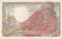 France 20 Francs - Fisherman - 10-03-1949 - Série F.203