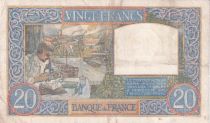 France 20 Francs - Science and industry - 08-01-1942 - Serial A.7181