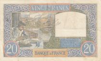 France 20 Francs - Science and work - 03-10-1940 - Serial R.1228