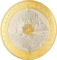 France 20 Francs BE 1996 Mont Saint Michel