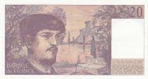 France 20 Francs Debussy - 1980 - Serial O.005