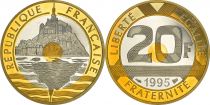 France 20 Francs Mont Saint-Michel - 1995 BE