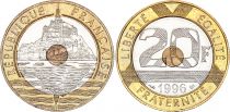 France 20 Francs Mont Saint-Michel - 1996 - BU