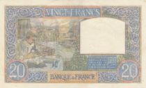 France 20 Francs Science and Labour - 04-12-1941 - Serial C.6722