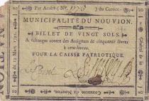 France 20 Sols - Aisne - Nouvion - 1792