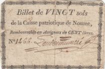 France 20 sols - Orne - Patriotic fund of Nonant - ND