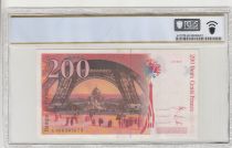 France 200 Francs - Gustave Eiffel - 1999 - Letter C - PCGS 40 XF - P.159c