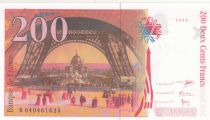 France 200 Francs - Gustave Eiffel - Eiffel Tower - 1995 - Serial B.040