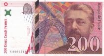 France 200 Francs - Gustave Eiffel - Eiffel Tower - 1995 - Serial N.000