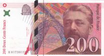 France 200 Francs - Gustave Eiffel - Eiffel tower- 1996 - Serial H.017