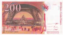 France 200 Francs - Gustave Eiffel - Eiffel tower- 1996 - Serial P.012