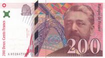 France 200 Francs - Gustave Eiffel - Tour Eiffel  - 1996 - Serial A.052