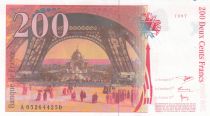 France 200 Francs - Gustave Eiffel - Tour Eiffel  - 1996 - Serial A.052