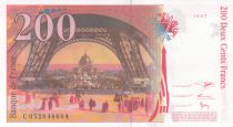 France 200 Francs - Gustave Eiffel - Tour Eiffel  - 1996 - Serial C.052