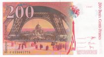 France 200 Francs - Gustave Eiffel - Tour Eiffel  - 1996 - Serial F.053