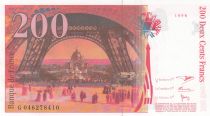 France 200 Francs - Gustave Eiffel - Tour Eiffel  - 1996 - Serial G.046