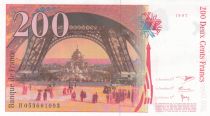 France 200 Francs - Gustave Eiffel - Tour Eiffel  - 1996 - Serial H.053