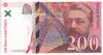 France 200 Francs - Gustave Eiffel - Tour Eiffel  - 1996 - Serial J.052