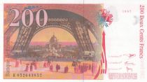 France 200 Francs - Gustave Eiffel - Tour Eiffel  - 1996 - Serial K.052